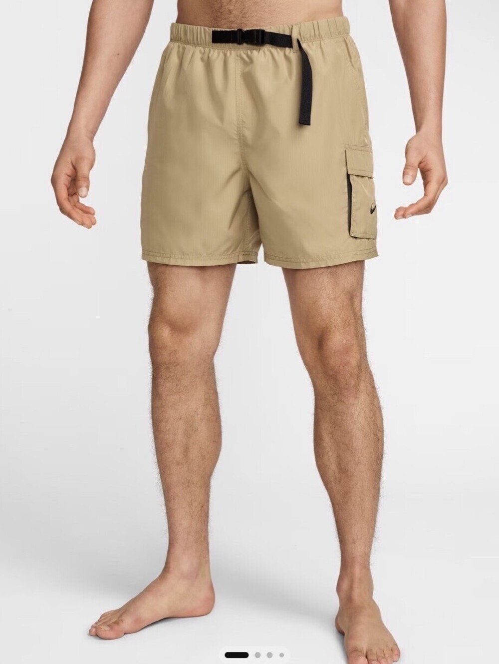 Nike Swim Voyage Cargo Khaki XXL Swim Trunks NESS453 5” NWT